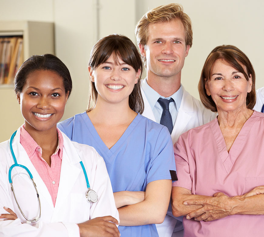 Medical staff that uses hospital medical waste disposal services in Pasadena, TX